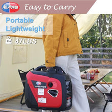 ALL-Power 2000W Peak Power Inverter Generator, 18kg Lightweight, Rating 1800W Portable Power Station for Home Emergency Backup, Camping, Small Appliances (Model: 2002001)