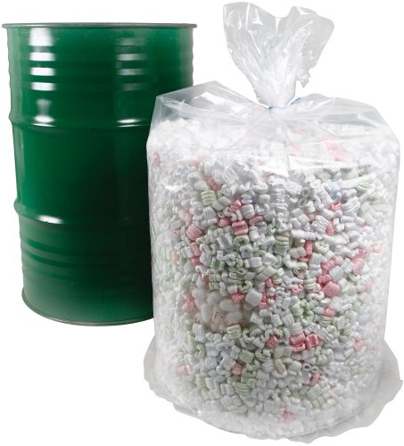 55 Gallon Round Bottom Poly Drum Liners, 37" x 40", 4-Mil, CASE OF 100