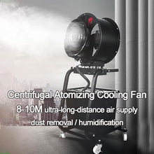 Gtzly Misting Fan, Portable Floor Fan with 42L Water Tank, 300W Metal Fan Blades, 26-33ft Mist Range, for Outdoor Sports, Poolside, Barbeque, Camping