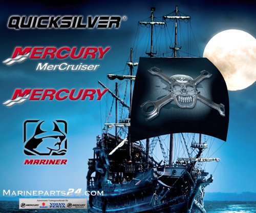 MERCURY Enertia 3-Blade Stainless Steel Propeller 14-5/8 x 17 Pitch Left Hand