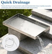 Removable Potted Plant Drip Tray, Outdoor Ac Unit Condensate Drain Pans