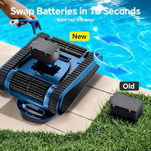 (2026 New) Robotic Pool Cleaner - Pool Vacuum 180W Brushless Motor, 45,000Pa Suction, Wall Climbing, AI-Powered Path Sonar Navigation, 3 Modes Robot for Inground & Above-Ground Pools Up to 2150 Sq. Ft