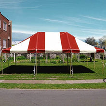 TentandTable 20' x 30' Premium Commercial Pole Tent with Red & White Top