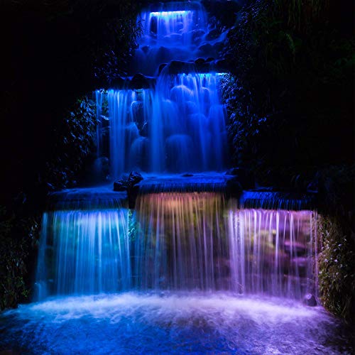 Anjon Manufacturing 48" Stainless Steel Color Changing NiteFalls Spillway with Remote