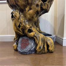M3b6G8p1 bonsai pot stand Imitation Wooden Base Resin Plant Stand