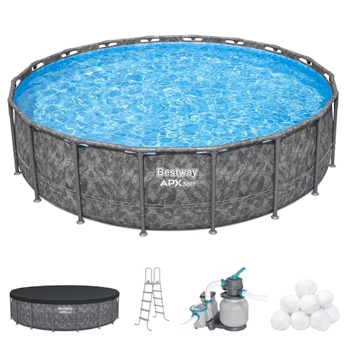 Bestway APX 365 18' x 52" Above Ground Pool Set with Sand Filter Pump