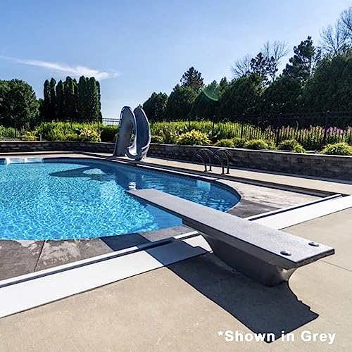 Global Pool Products 6' White Diving Board Replacement for Inground Pools