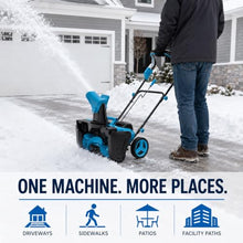 Cordless Snow Blower, 22-Inch Clearing Width, 3500W Brushless Motor