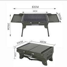 Home Foldable BBQ Grill Barbecue Outdoor Camping Picnic Portable