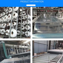 Polycarbonate Roofing Sheet Clear Greenhouse Replacement Shed Panel,Glass Fiber Insulatio Sunshine Board,Rainproof Roof Cover,for Outdoor Canopy Carport Cold Frame,Transparent,1.2mm,0.5-0.9m,16-30m(0.