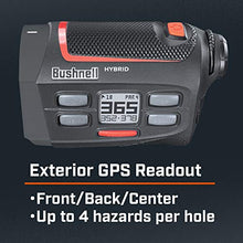 Bushnell Hybrid Golf Laser Rangefinder + GPS Black