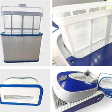 KANGJIEM Automatic Robotic Pool Cleaner with Extra-Large Filter Basket and Intense Waterline Scrubbing Power, Ideal for In-ground Swimming Pools up to 50 Feet