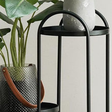 Simple Plant Stand Indoor Outdoor Flower Rack 2 Tier Metal Plant Shelf For Plants Multiple Flowerpot Holder Potted Rustproof Iron Flower Stand Practical Plant Display Rack For Corner Living Roo