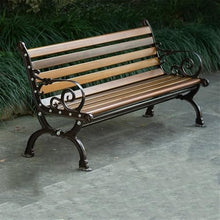 Outdoor Bench Chair Garden Outdoor Backrest Benche, Leisure Chair Cast Aluminium, Patioen Balcony Chair Patio Garden Bench(Large)