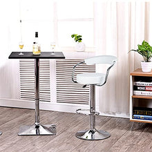 Bar Chair Bar Stools Set of 2 Bar Chair Modern Fashion Round Swivel Chair Pub Bar Stool Furniture Modern Living Room Home Office Kitchen Chair, White Adjustable Bar Stools ( Color : White )