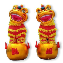 Inflatable Lion Chinese New Year Inflatables Chinese Lunar New Year Blow Up Decor for Spring Festival Yard Porch Lawn Decor(3M)