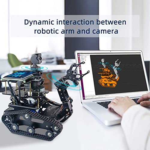 XiaoR Geek Jetson Nano AI Robot Kit with Arm and Touchscreen