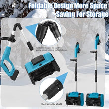 Battery-Powered Snow Blower 7.2lb Light ＆ 26ft Throwing Electric Snow Shovel 21v – Dual Safety Switch Electric Shovel Snow Removal, Snow Removal Machine for Seniors & Home Use
