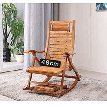 Recliners Rocking Chair Rocking Chair Home Adult Balcony Leisure Lazy Lounge Chair Rattan Old Man nap Adult Solid Wood Chair