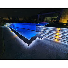 IP68 Waterproof 170FT (2X 85FT/Roll) 60LEDs/M 20LEDs/Ft 24V Outdoor 5050 RGB LED Strip Light Kit with RF Remote & WiFi Music Sync Controller for Swimming Pool, Porch, Patio, Rooftop, Dock
