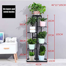 RWGOVLU Plant Stand 4/6 Layers Iron Shelf For Flower Stand Shelves Plant Stand Flower Pot Holders For Balcony Living Room Garden Outdoor Dekoration Indoor Plant Stands ( Color :