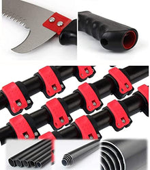 Telescopic Pole Saw Extendable Landscaping Pole Saw Adjustable Pruning Saws, for Pruning and Trimming Branches and Leaves 5.4m/18ft