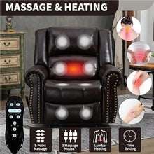 HTERWQEA Dual Motor Power Lift Recliner with Massage, Heat & USB Ports