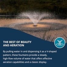 Kasco VFX Series Aerating Pond Fountain 3/4 HP 120V Black
