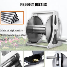 Heavy Duty Garden Hose Reel Wall Mount, Hose Reels Cart Water Hose Storage for Outside, Water Hose Holders Outside, Hose Reel Box, Outdoor Hose Reel, Garden Hose Cart Hose Caddy for Outside ( 131ft/40
