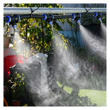 PYYDJQ Water Hose Mister System Assemble, Garden/Livestock Farms/Greenhouse Misting Sprinkler Kit with Water Filter, Dust-Suppression Misters Spraying Kit(40m/131')