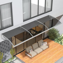 Window Door Patio Awning Door Awnings Exterior Rain and Snow Aluminum Alloy Bracket, Strong Load-Bearing Capacity, Long Service Life, Suitable for Patios, Deck Doors, Porches, Exterior Awnings