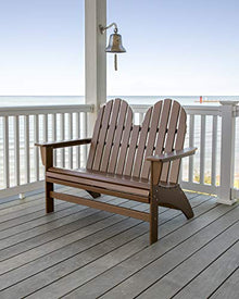 POLYWOOD® Vineyard Bench, Pacific Blue