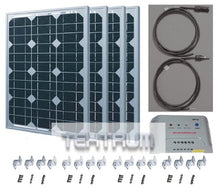 Tektrum Universal 120W Solar Panel Battery Charger Kit for Golf Cart - 48V