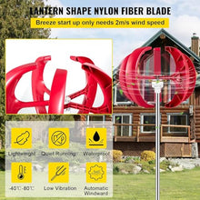 Lakenbroade 15000W/20000W Wind turbines,12V/24V Wind Turbine Generator Vertical Garden Boat Wind Motor with Controller with Controller for Hybrid Wind Solar,15000W-24V