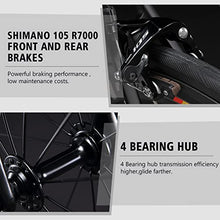 SAVADECK Carbon Road Bike HERD6.0 T800 Carbon Fiber 700C with Shimano 105 22 Speed Groupset Red White