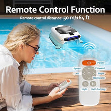 VNATWGOO Robotic Pool Cleaner, Cordless Automatic Pool Cleaning Robot, with 7800mAh Battery, Quick Charge 3H, 5-6H Cleaning