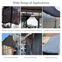 Heavy Duty 98% White Shade Cloth with Grommets, Breathable HDPE Mesh Tarp