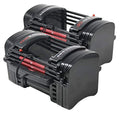 POWERBLOCK EXP Adjustable Dumbbells Black/Red