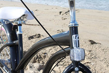 Firmstrong Bella Fashionista 3-Speed Beach Cruiser Bicycle 26-Inch Matte Black/Pink Rims
