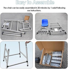 KGBNYSS Pool Ladders 6ft Tall Removable Swimming Pool Deck Lifesaving Chair, Heavy Duty Adult Bar Bar Chairs, Loads 660lbs