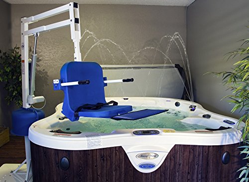 Aqua Creek Spa Lift Ultra Pool Lift Chair White/Blue