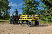 Gorilla Carts Steel Garden Cart, 4-Wheel Yard Cart, 1500 lb Capacity