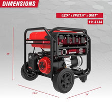 A-iPower 5000-Watt Portable Generator Gas Powered, CO Sensor Shutdown, Heavy Duty Generators with 223cc OHV Engine for Jobsite, RV, Home Backup, Emergency (GXS5000)