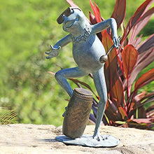 SPI Frog Conga Drummer Garden Sculpture