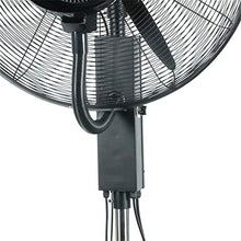 DFEDHF Industrial Misting Fan with Oscillating Cooling Mist Humidifier Height Adjustable 3 Speed Swivel Function Misting Cooling Fan for Home Office and Restaurant, Copper-65cm
