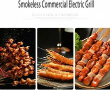 OJHGRDFV 3600W Commercial Smokeless Kebab Grill Machine - 5-Group Electric BBQ Skewer Oven with 50 Skewers & Adjustable Temp, for Indoor Outdoor Camping, Garden Picnic, Seafood Meat Barbecue