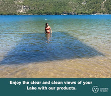 Lily Hammer (2 Pack - 6 ft x 14 ft) - Get Rid of Lilies and Algae for Good with Lily Hammer Mat - No More Green Water. The Key to Clear Water