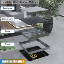 ZBSAVFM Heavy-Duty Outdoor Drain Covers 800x800 600x600 450x600 700x700 1000x1000 300x300 -Sump Pit & Drainage Covers for Maximum Protection (650x550mm)