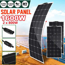 1600W 800W Solar Panel 18V System Anti Scratch Monocrystalline Solar Cell Solar Battery Power Bank Charge for Home Camping Car (1600w) (800w)