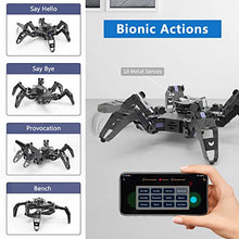 XiaoR Geek Hexapod Robot Kit ESP32 STEM Spider Robot Hexapod E1